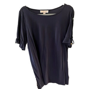 Michael Kors true navy top nwt size large